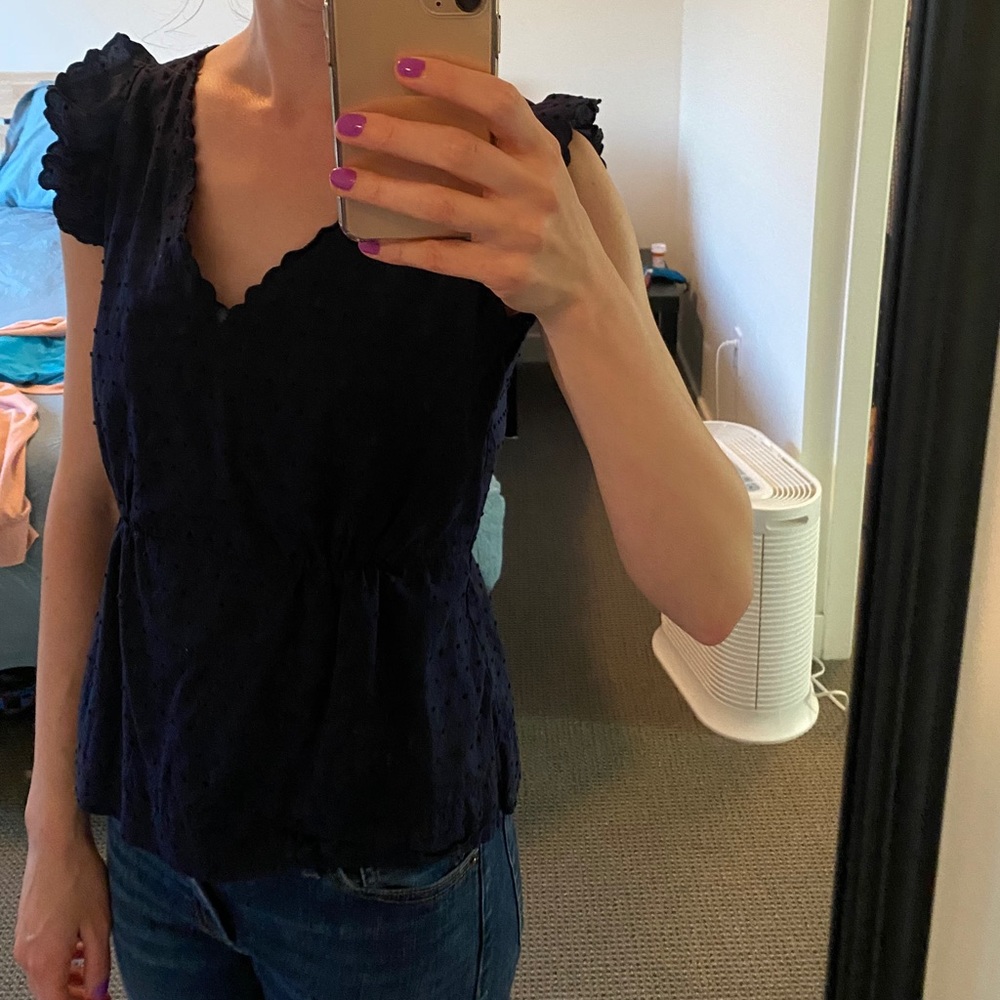 Jcrew peplum top